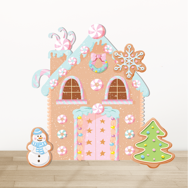 Characters/Custom PROPS Cutouts in Foam Board-Coroplast Christmas party backdrop,  Gingerbread, Nutcracker, Winterland, Onederland Decor
