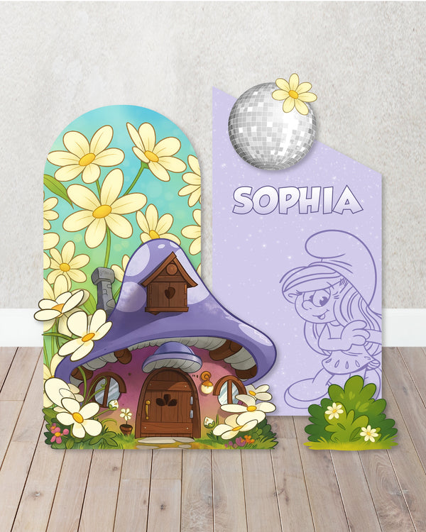 Smurfs Characters/Custom PROPS Cutouts in Foam Board for Birthday Parties, Smurfs Character  Decorations, Backdrops any theme.