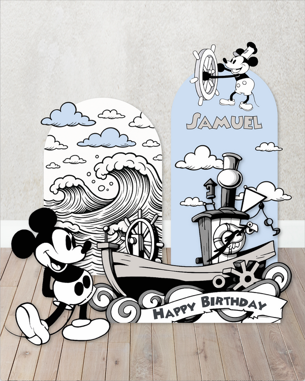 Vintage Mouse Characters/Custom PROPS Cutouts in Foam Board for Birthday Parties, Ferris Character  Decorations, Backdrops any theme.