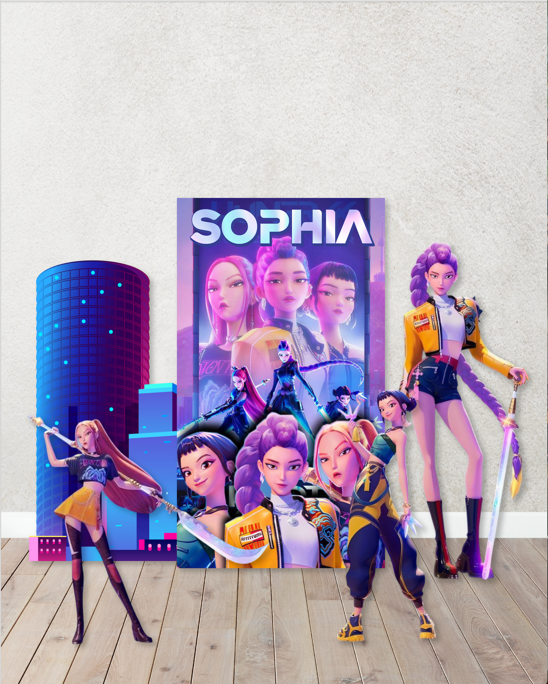 KPop Demon Hunters Characters/Custom PROPS Cutouts in Foam Board for B ...