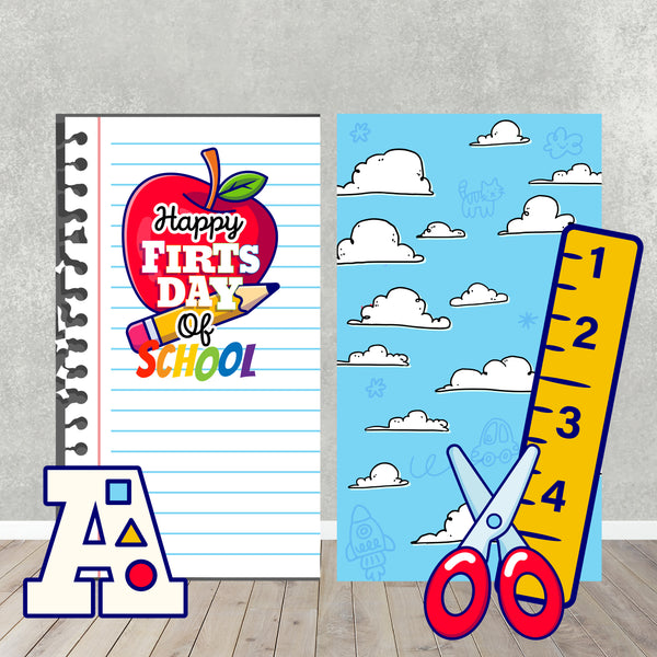 Back to School Characters/Custom PROPS Cutouts in Foam Board for Birthday Parties, Trending Pink Cartoon Character  Decorations, Backdrops any theme Back to school