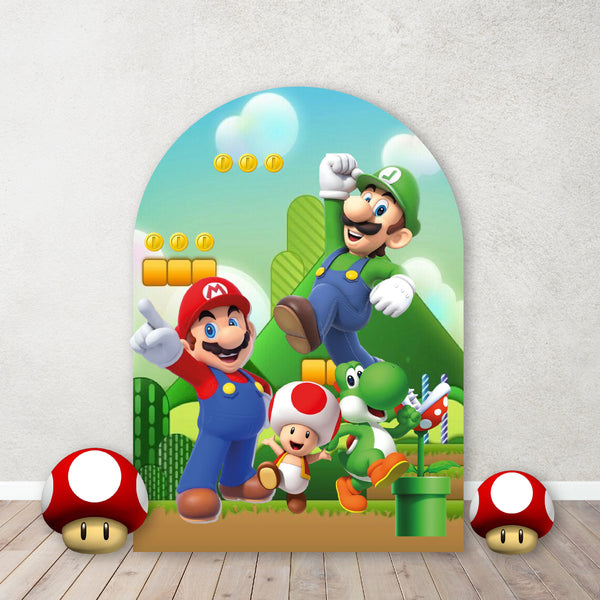 Personalized Inspired Mario, Themed Party Foam Board Set, Building Brick Foam Board Set, Kart, Paw Messi LeBron Kobe Birthday Decor