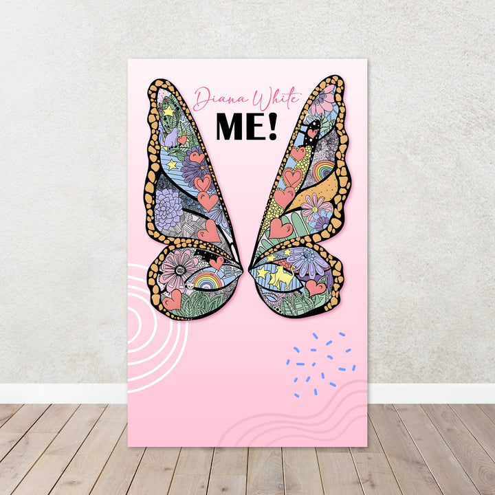 Eras Tour "Nashville Butterfly Mural" Themed Party Foam. Me! Taylor Swift Lover era Butterfly instagram post wall mural Birthday Decoration