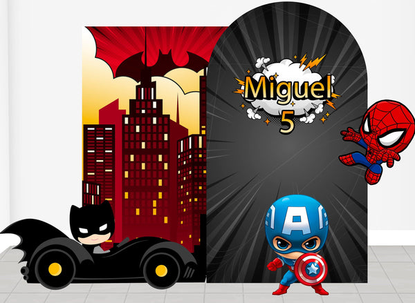 Super Heroes Foam Board for Birthday Parties, Decorations, Superhero Birthday Backdrops, Background theme party. Items sold Separately