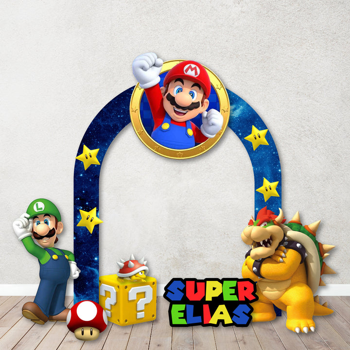 Characters/Custom PROPS Cutouts in Foam Board for kids Birthday Decoration Backdrops,Inspired Mario theme party Custom Party Props