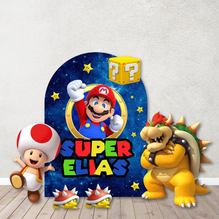 Characters/Custom PROPS Cutouts in Foam Board for kids Birthday Decoration Backdrops,Inspired Mario theme party Custom Party Props