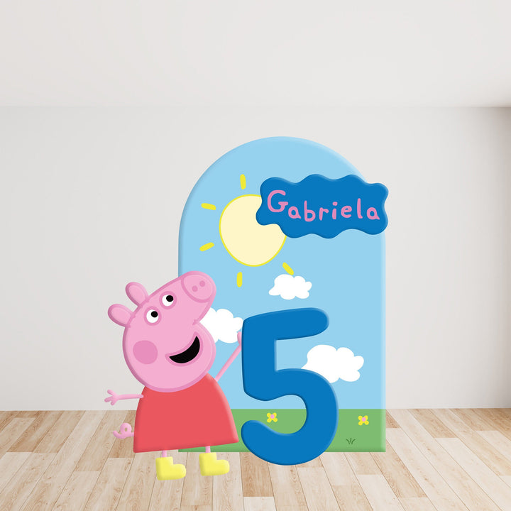 Characters/Custom PROPS Cutouts in Foam Board for Birthday Parties, Decorations, Backdrops, Inspired Pig theme party.Items sold Separately