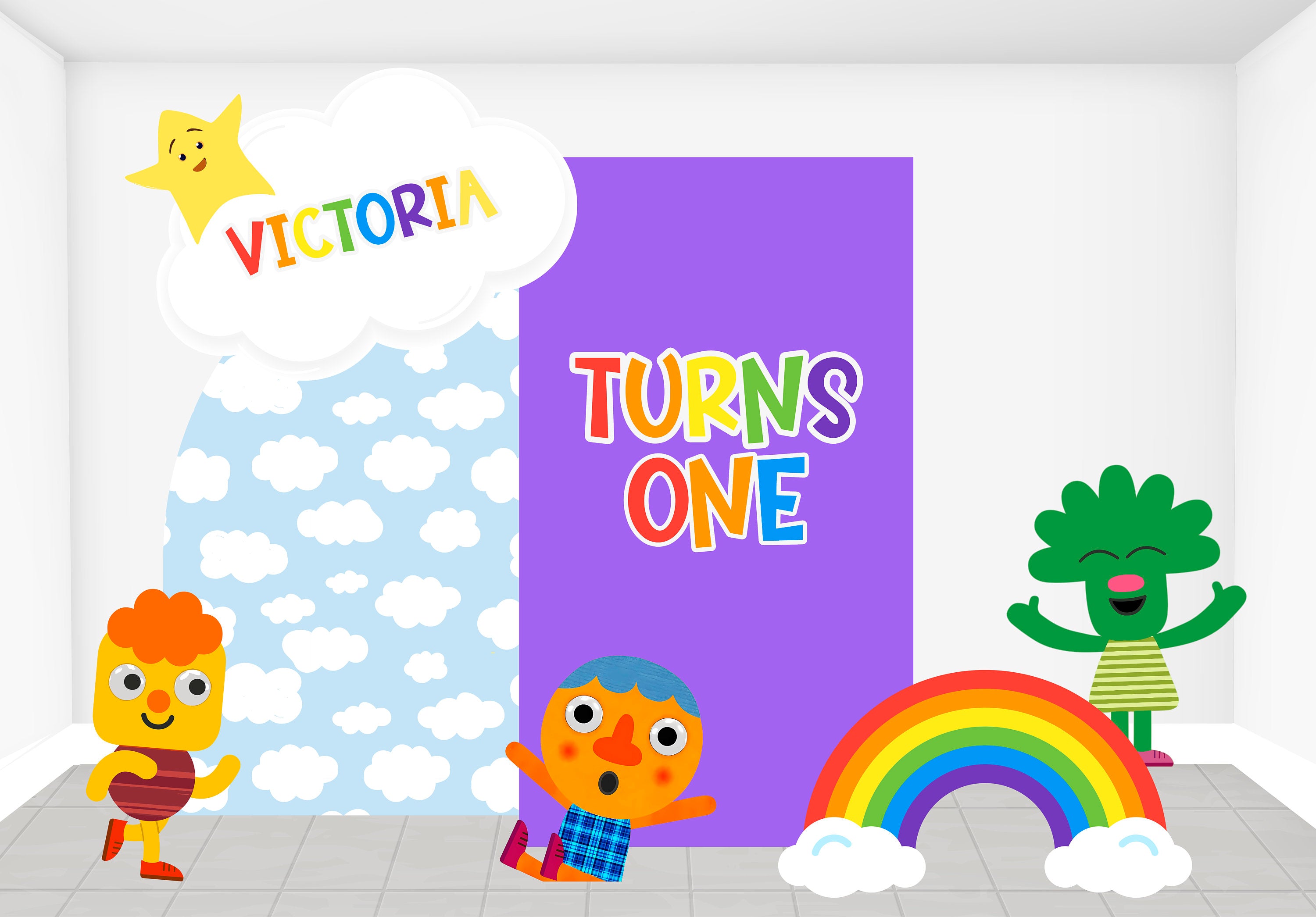 Characters PROPS Cutouts/Backdrops for Birthday Parties, Decorations ...