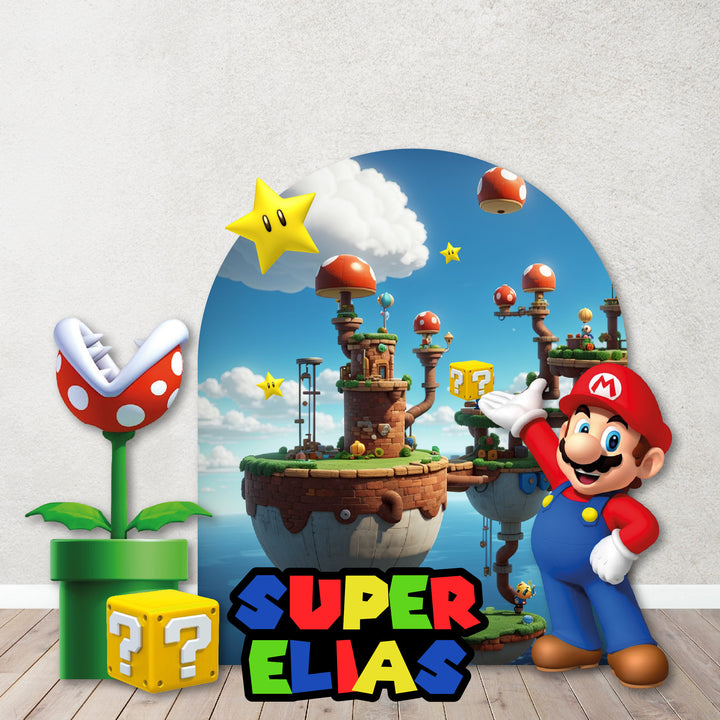 Characters/Custom PROPS Cutouts in Foam Board for kids Birthday Decoration Backdrops,Inspired Mario theme party Custom Party Props