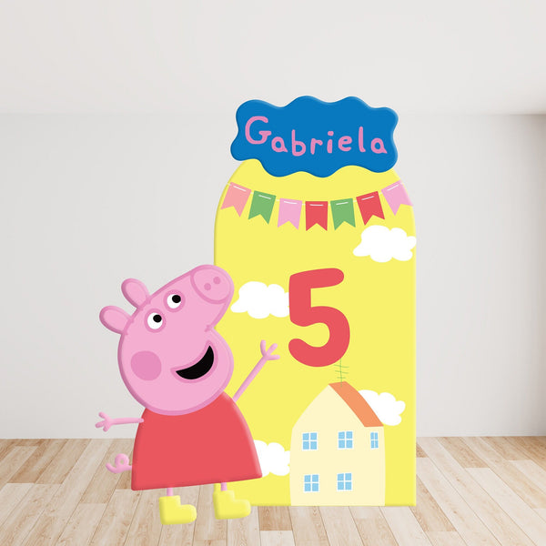 Characters/Custom PROPS Cutouts in Foam Board for Birthday Parties, Decorations, Backdrops, Inspired Pig theme party.Items sold Separately