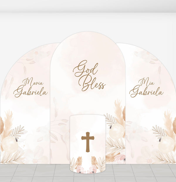 Baptism, Christening, First Communion Backdrops, Welcome Signs, Props for Baby Showers,Weddings| Custom Print. Items sold Separately