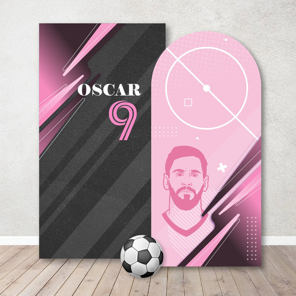 Personalized Messi Themed Party Foam Board Set, Lionel Messi Foam Board Arch Set, Soccer Theme Birthday Foam Board Decoration