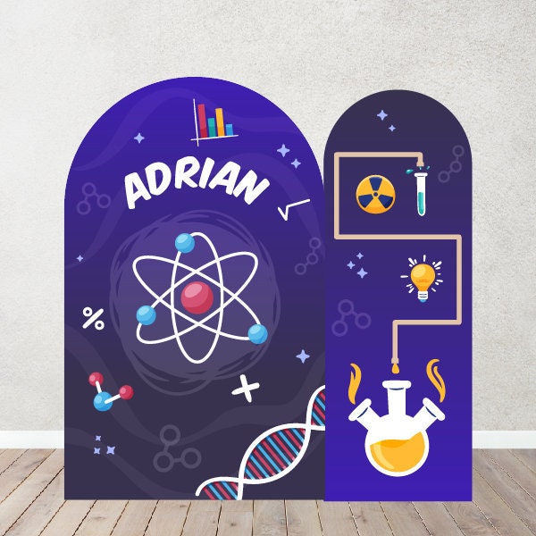 Science/Lab Characters/Custom PROPS Cutouts in Foam Board for kids Birthday Decoration Backdrops Modern Science. Your Lab Science birthday