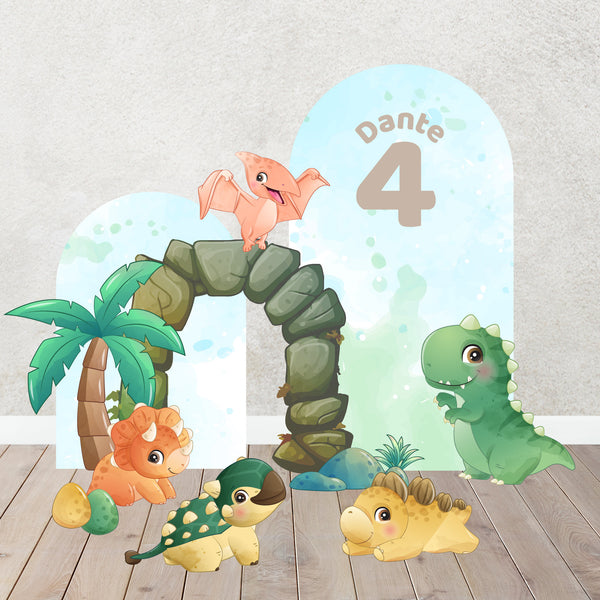 Characters/Custom PROPS Cutouts in Foam Board for kids Birthday Decoration Backdrops, Baby Dino themed party Custom Party Props
