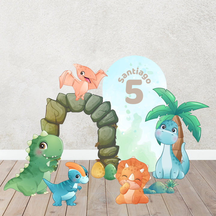 Characters/Custom PROPS Cutouts in Foam Board for kids Birthday Decoration Backdrops, Baby Dino themed party Custom Party Props