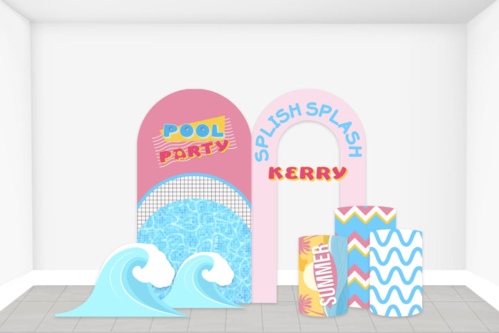 Party Animals Theme, Safari Party,Rainbow,Pastel Circus, Carnival Pool Party, Neon Party PROPS Cutouts in Foam Board for Birthday Parties