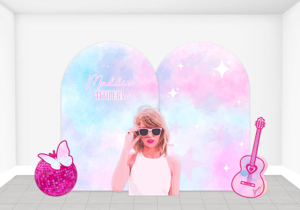 Taylor Swift Birthday Decoration Backdrop. In my year old era. It's me Hi, I am the birthday girl. Taylor lover party.Items sold Separately