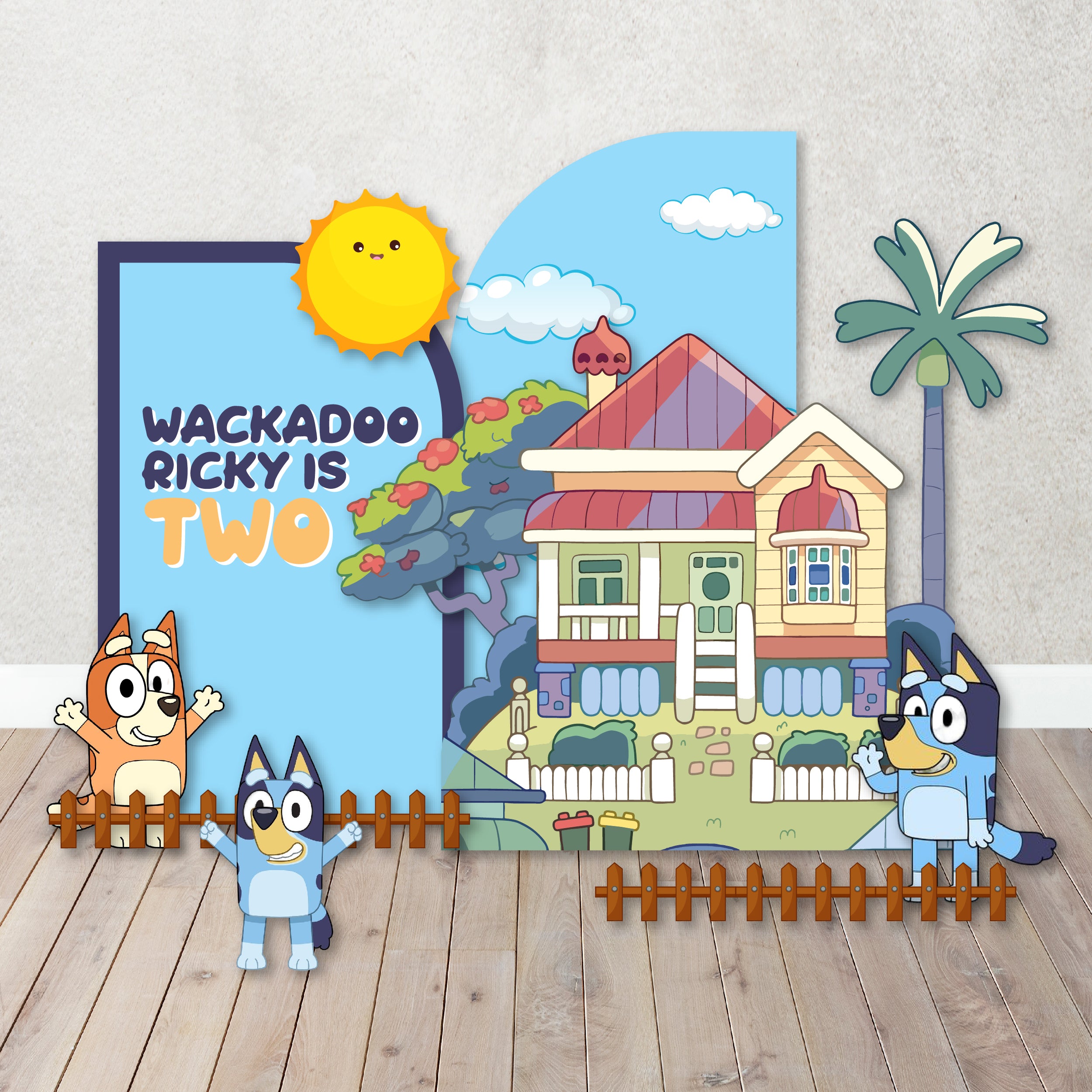 On this Episode of Bluey Party decoration, backdrops, props, Bluey pro ...