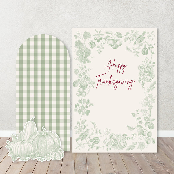 Characters/Custom PROPS Cutouts in Foam Board-Coroplast, Friendsgiving Parties,Our Little Turkey Thanksgiving Backdrops,Holidays Party Decor
